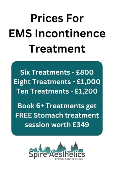 EMS Incontinence Treatment Prices Gainsborough