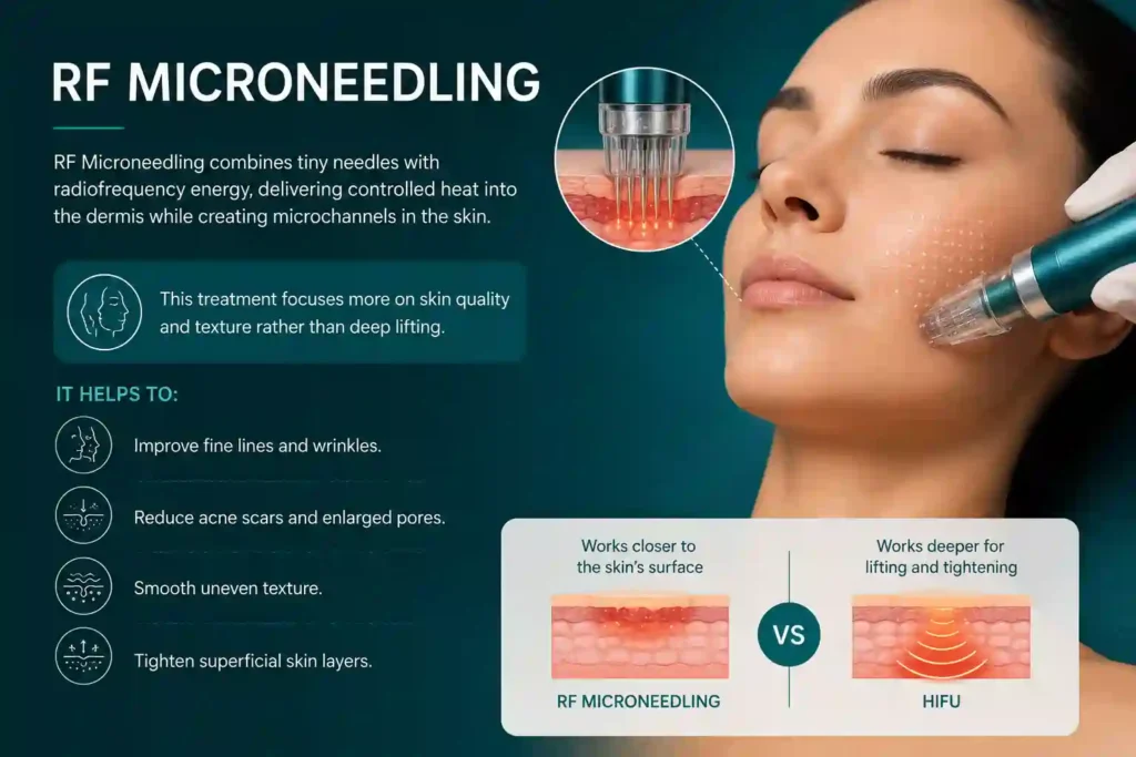 What Does RF Microneedling Do That HIFU Alone Cannot Gainsborough