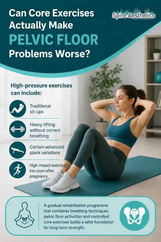 Can Strengthening Your Core Alone Actually Make Pelvic Floor Problems Worse Gainsborough?